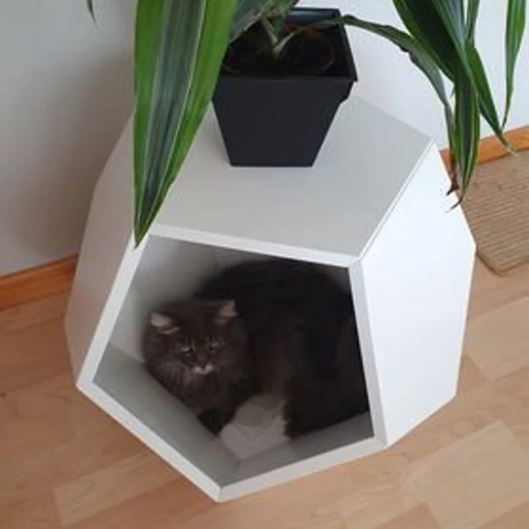 Niche pour chat décoratif