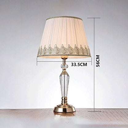 2 pcs Lampe de table en cristal